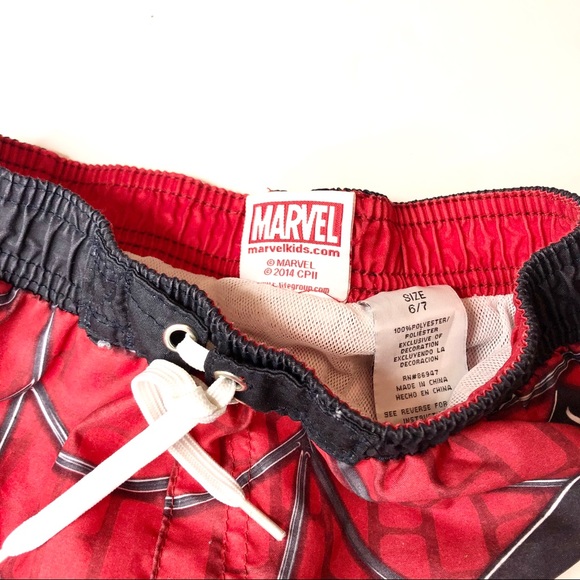 Marvel Spider-Man drawstring swim trunks - Picture 6 of 6